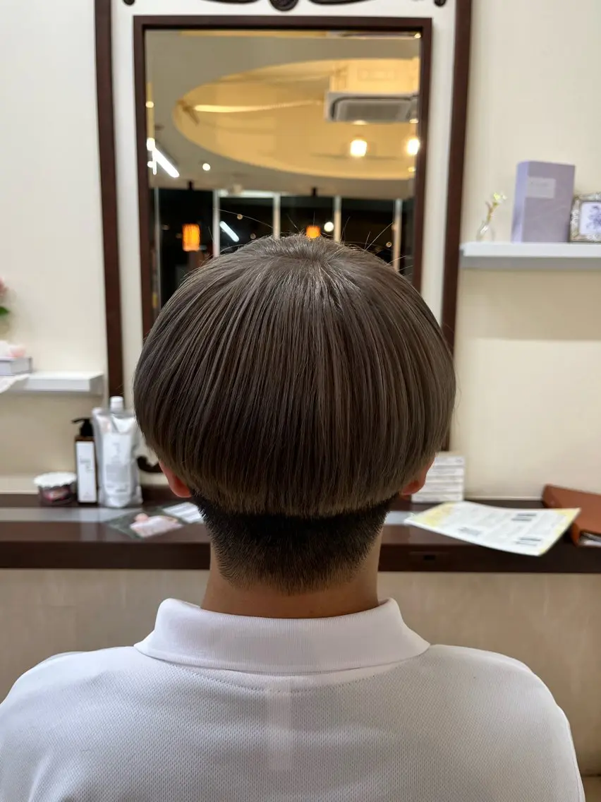 ショート カラー メンズ マッシュ 刈り上げ 🧊メンズ特化🧊 高木航希のヘアスタイル