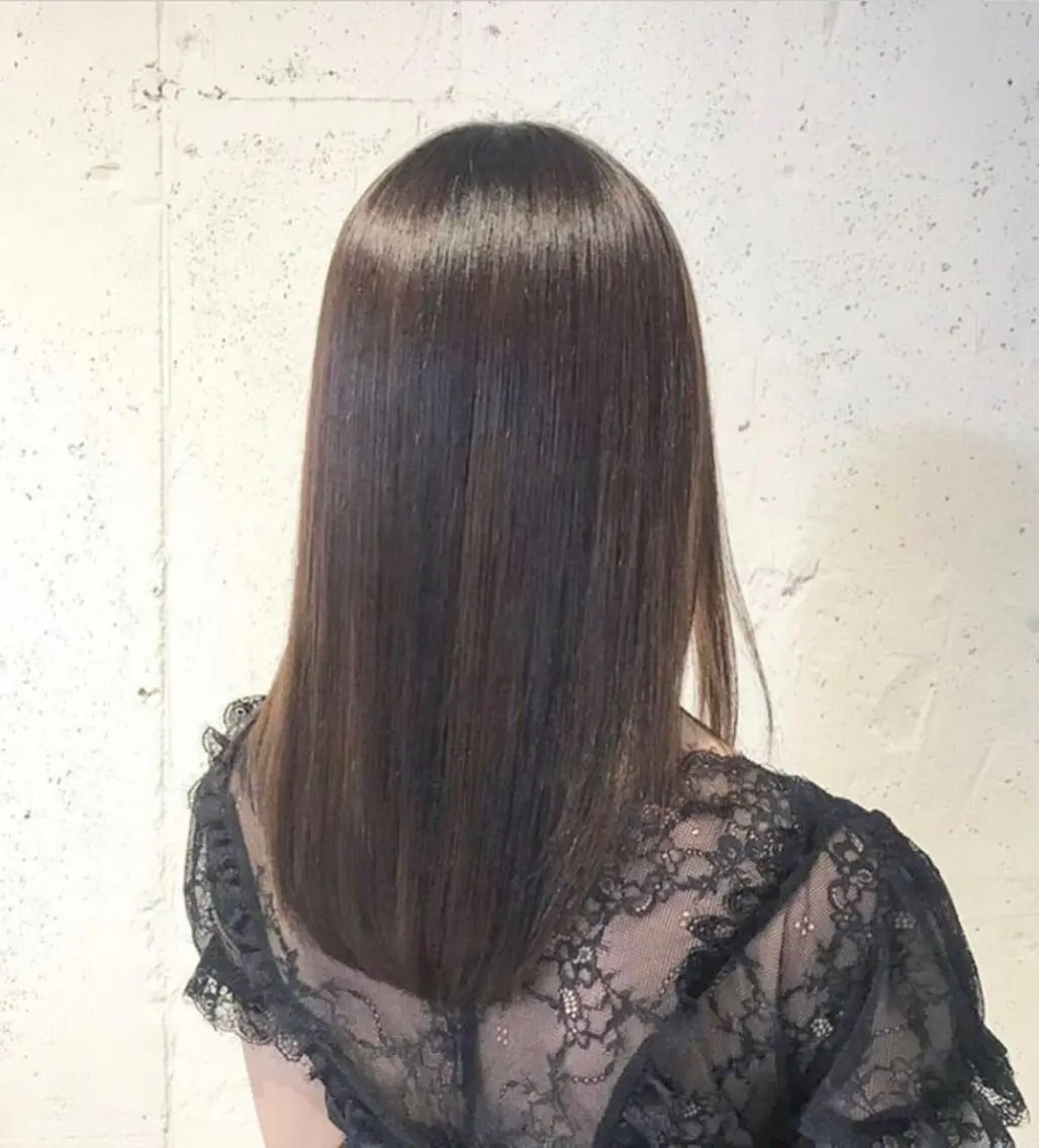 ロング 静岡/草薙パーマ メンズバレイヤージュのヘアスタイル