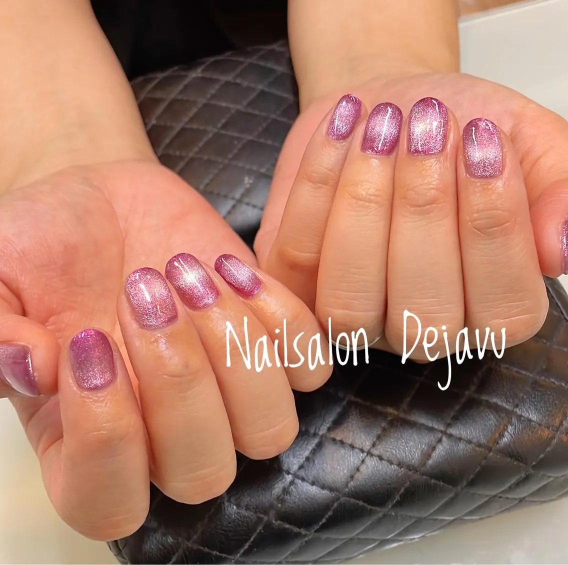 ネイル アートネイル キラキラネイル マグネットネイル 冬ネイル Nail salon Dejavu 🌿のネイルデザイン