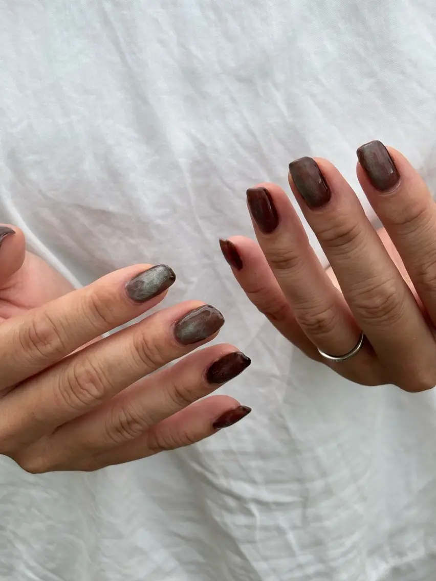 ネイル マグネットネイル ハンドネイル sakura nailのネイルデザイン