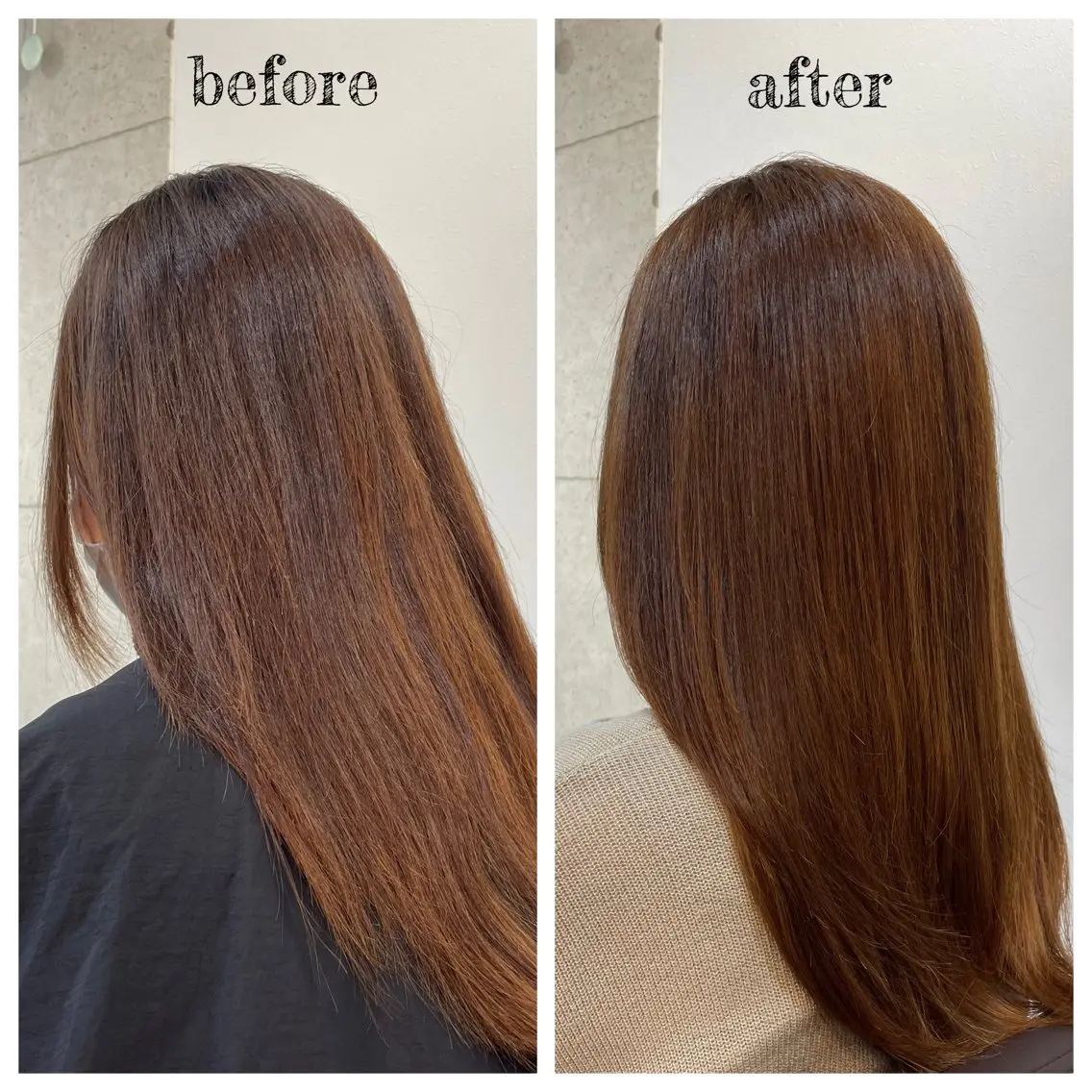 ロング カラー ブリーチ ブリーチなしカラー ヘアカラー PutiLuca 浅川のヘアスタイル