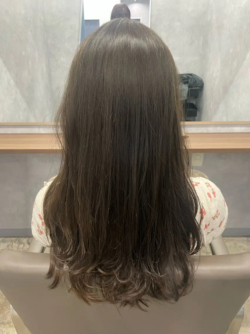 ロング ヘアカラー newi宮崎店 ゆきのヘアスタイル