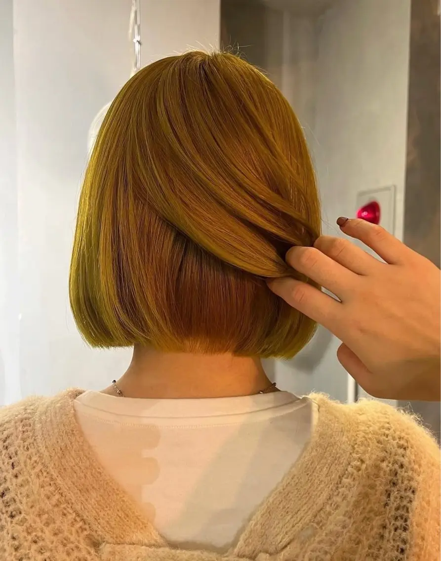 カラー 田中 瑞帆のヘアスタイル