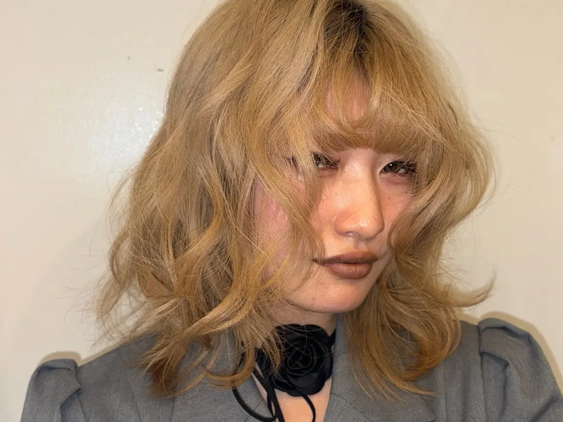 カラー ボブ&寒色🎐ᩚ 短髪 COCOROのヘアスタイル