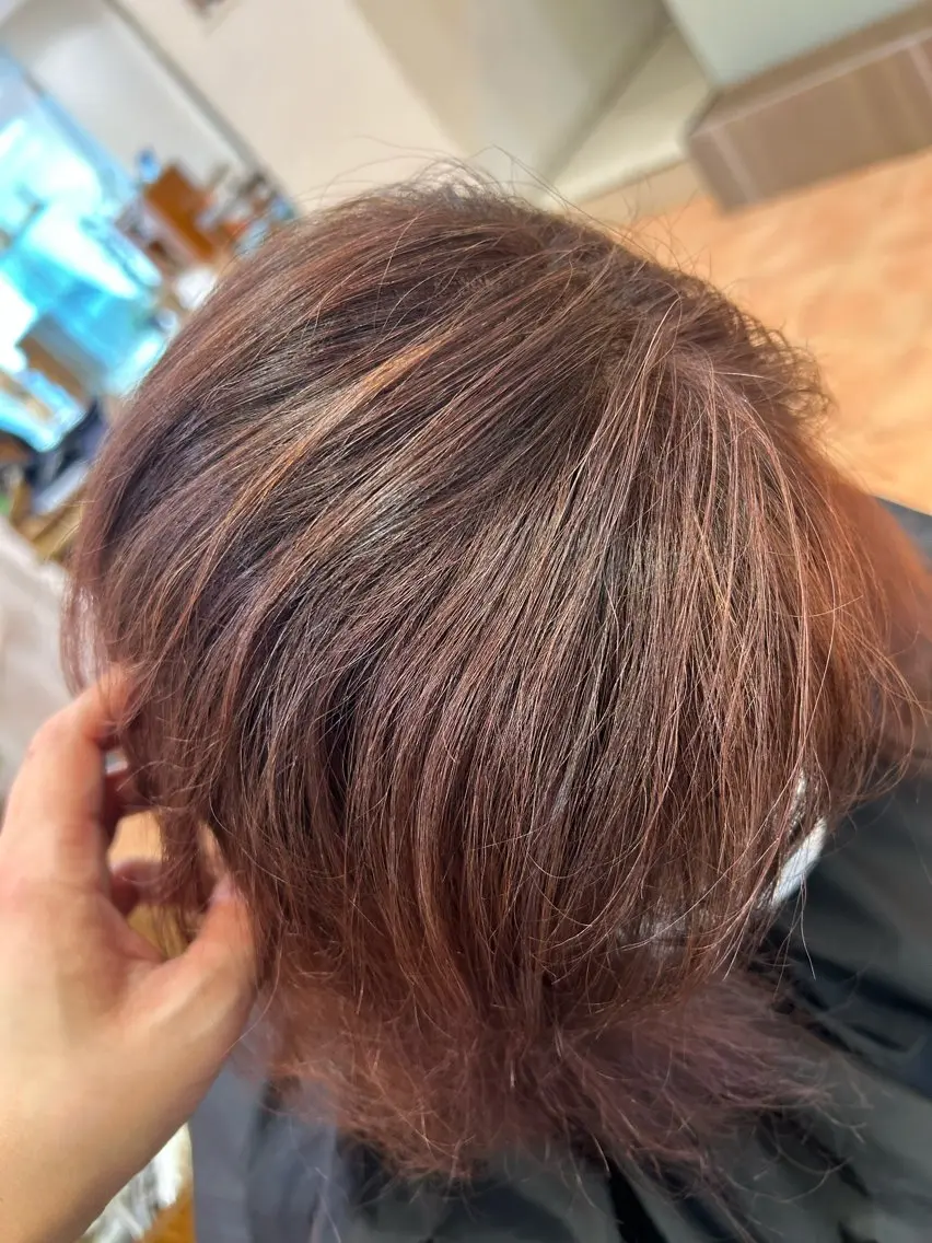 カラー 佐藤 綾のヘアスタイル
