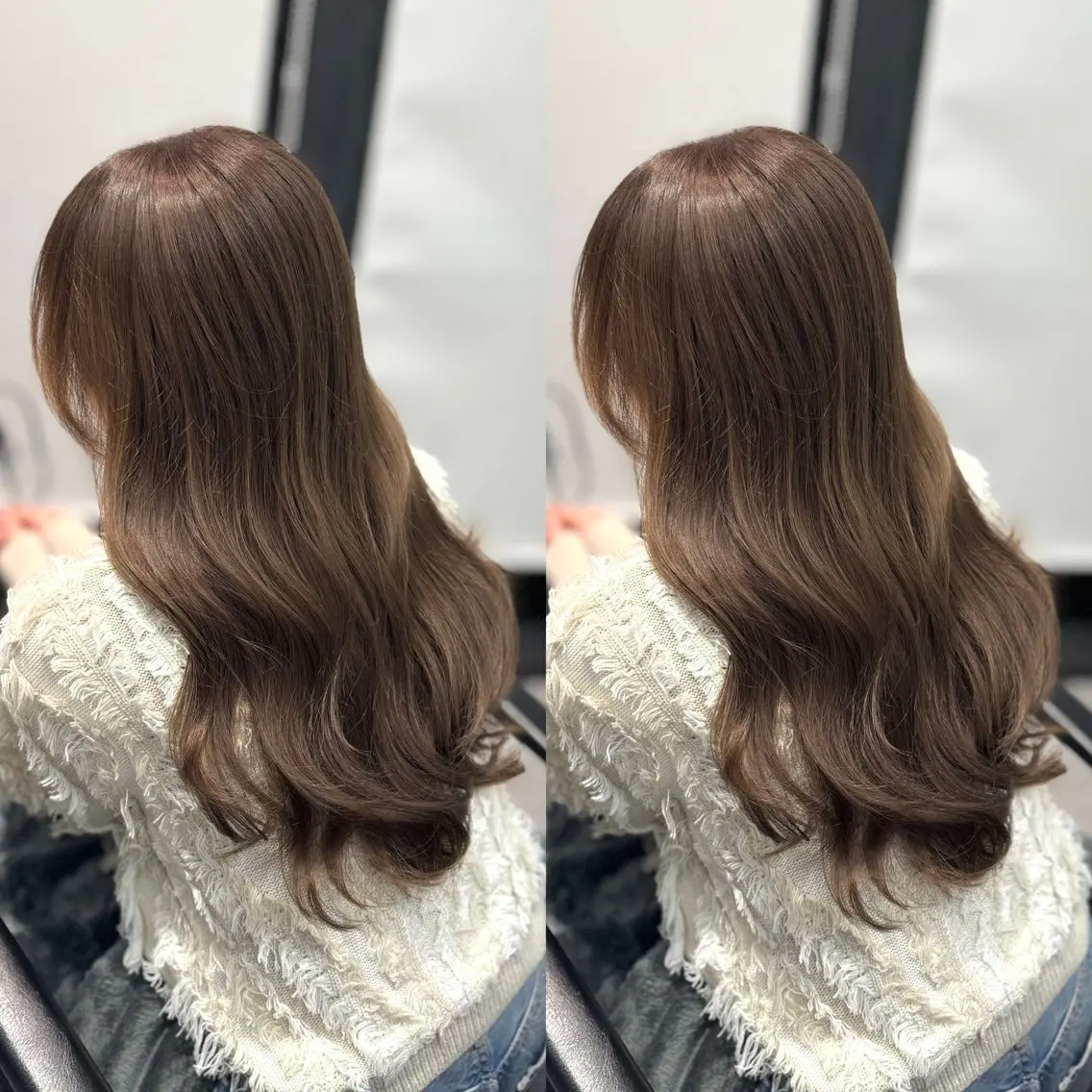 ✨人気No.1✨【透明感カラー】+【ケアトリートメント】の写真