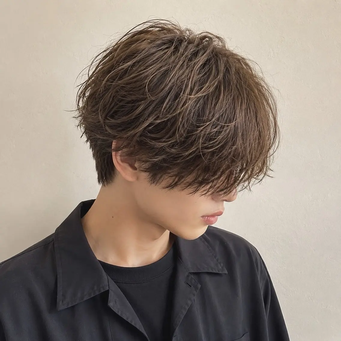 パーマ メンズ カット パーマ 美容室 グリームのヘアスタイル