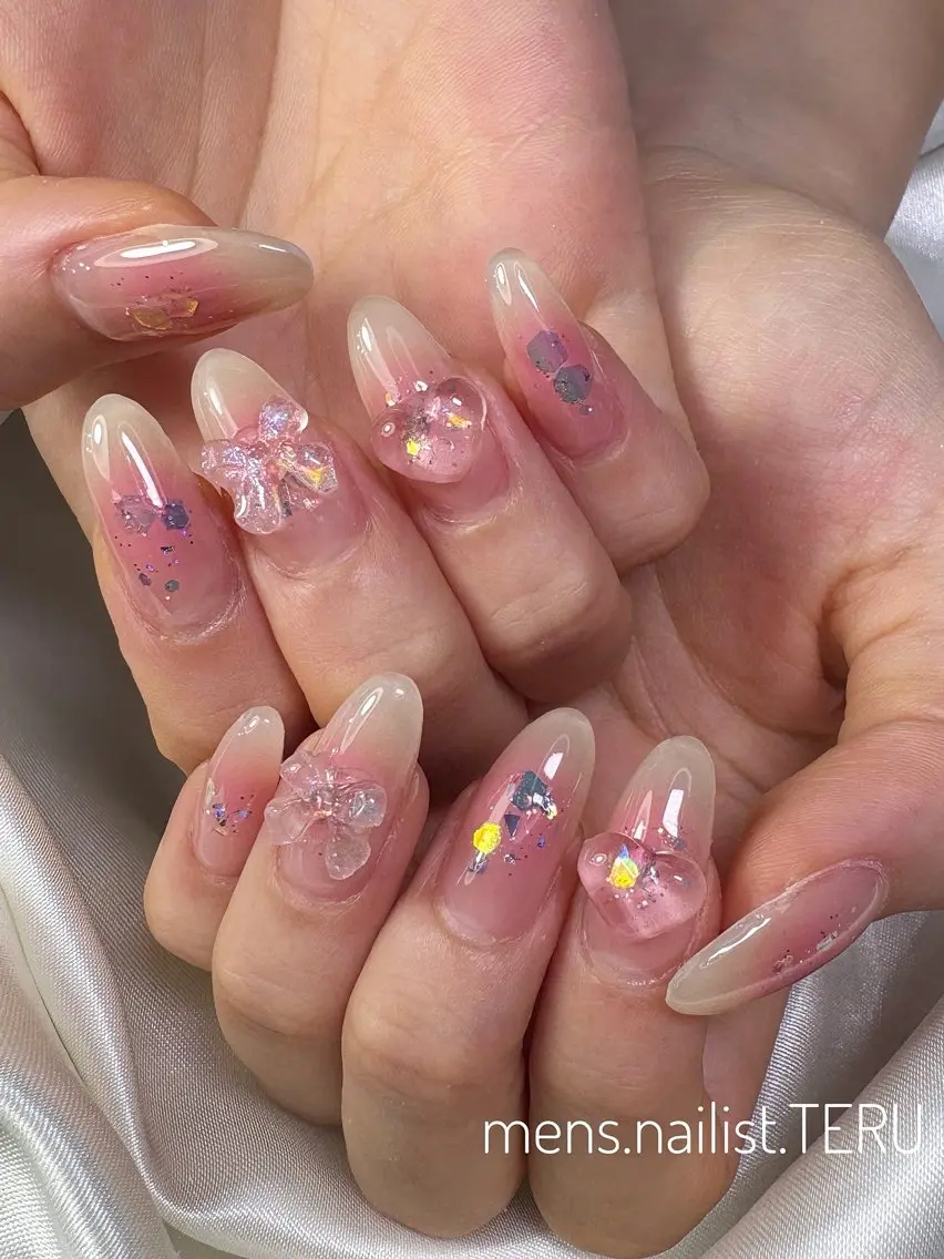 【再来】💐3番人気90分韓国ワンホンネイル💐の写真