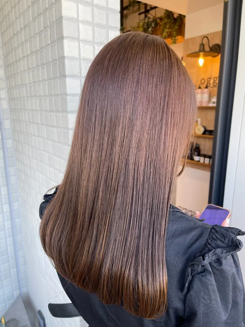 ロング カラー ヘアカラー ♡iku♡カラー 髪質改善 アレンジのヘアスタイル