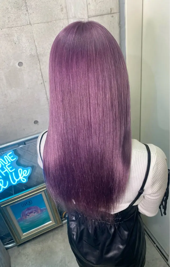 ロング 國分 伸也のヘアスタイル