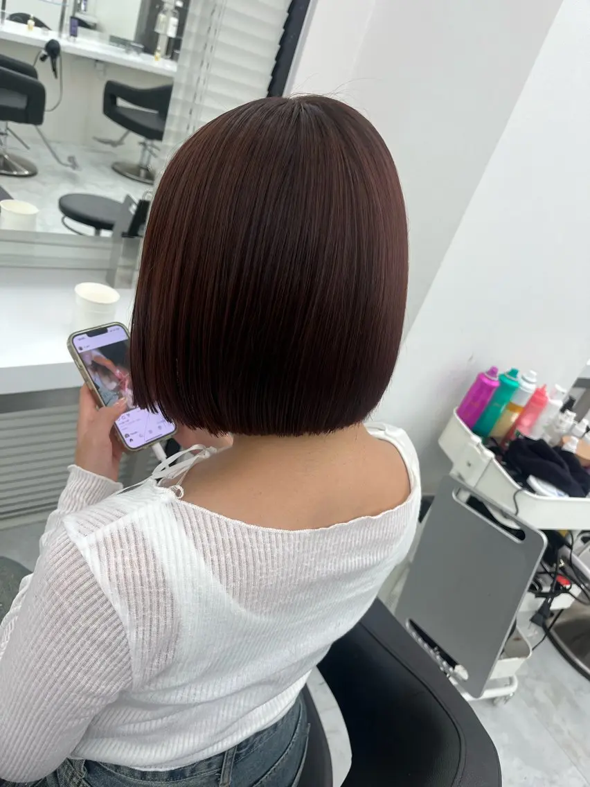 ショート カラー ユイ☆レイヤー/ ブリーチ卒業カラーのヘアスタイル