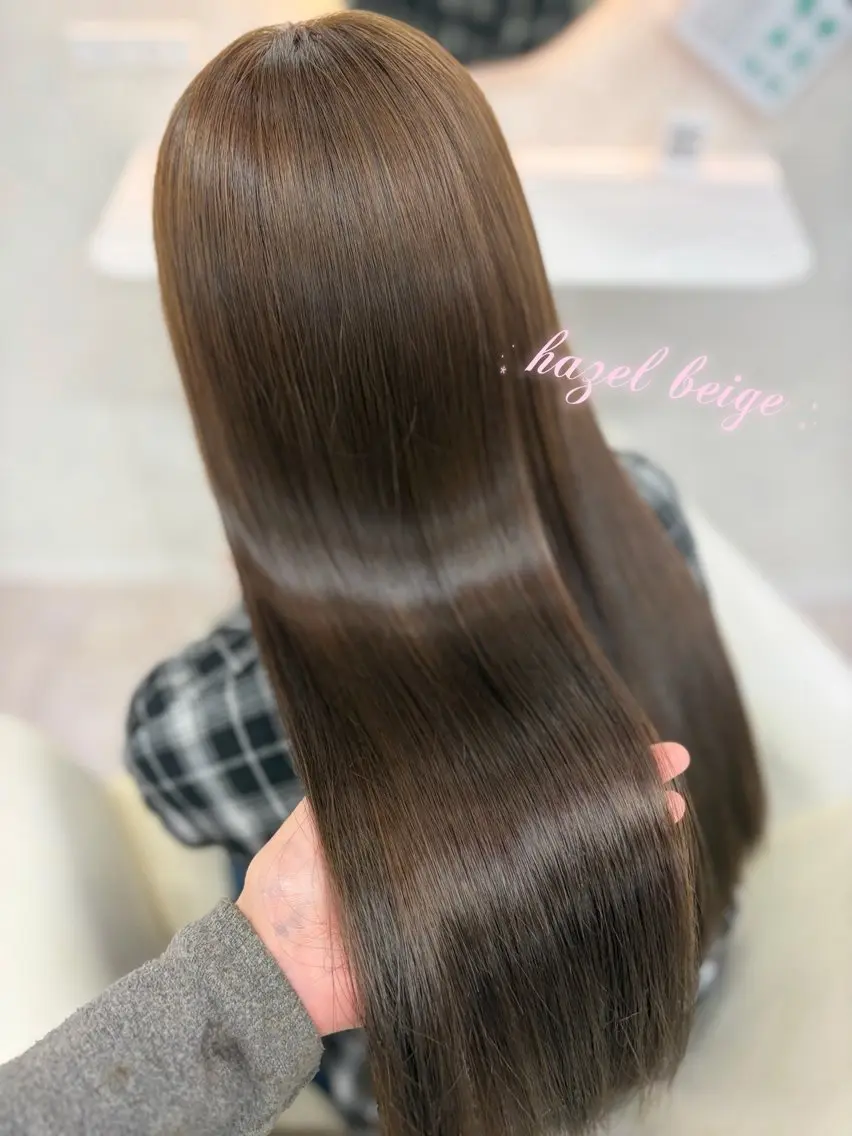 ロング カット ヘアカラー カットモデル🎀 RUI🪄︎︎🫧のヘアスタイル
