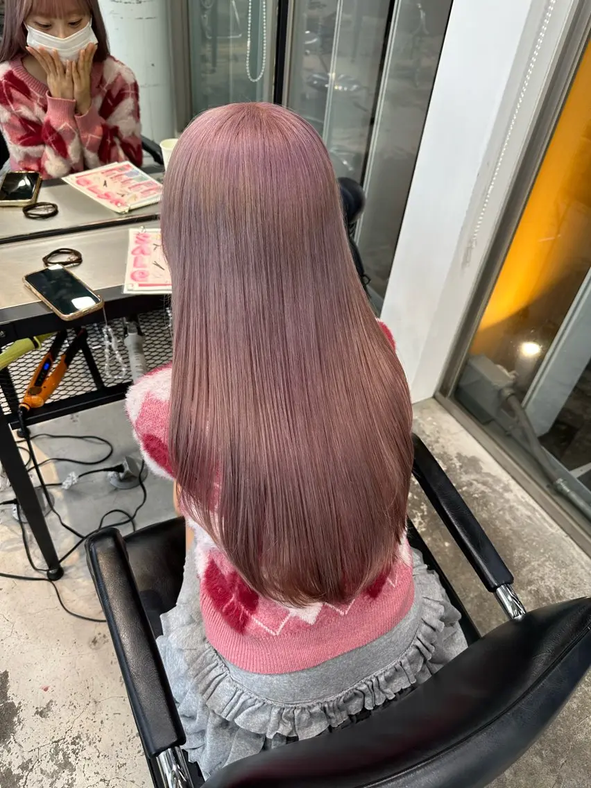 ロング カラー パーマ ヘアアレンジ メンズ 暖色💖ツヤ髪💖 masae🌼のヘアスタイル