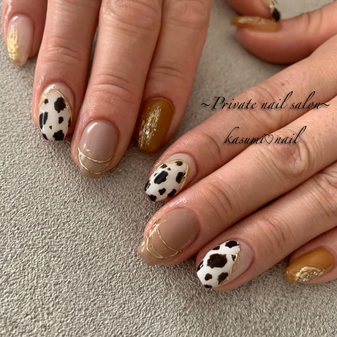 ネイル マグネットネイル ミラーネイル ニュアンスネイル KASUMI♡ Nailのネイルデザイン