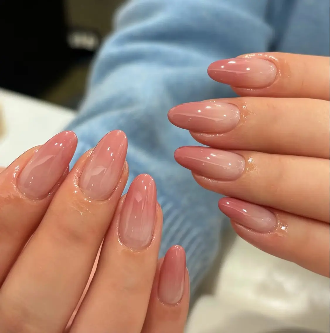 🧡チークネイルorグラデーション🧡初回オフ無料「再来のお客様当店オフ込み他店オフ➕500円」の写真