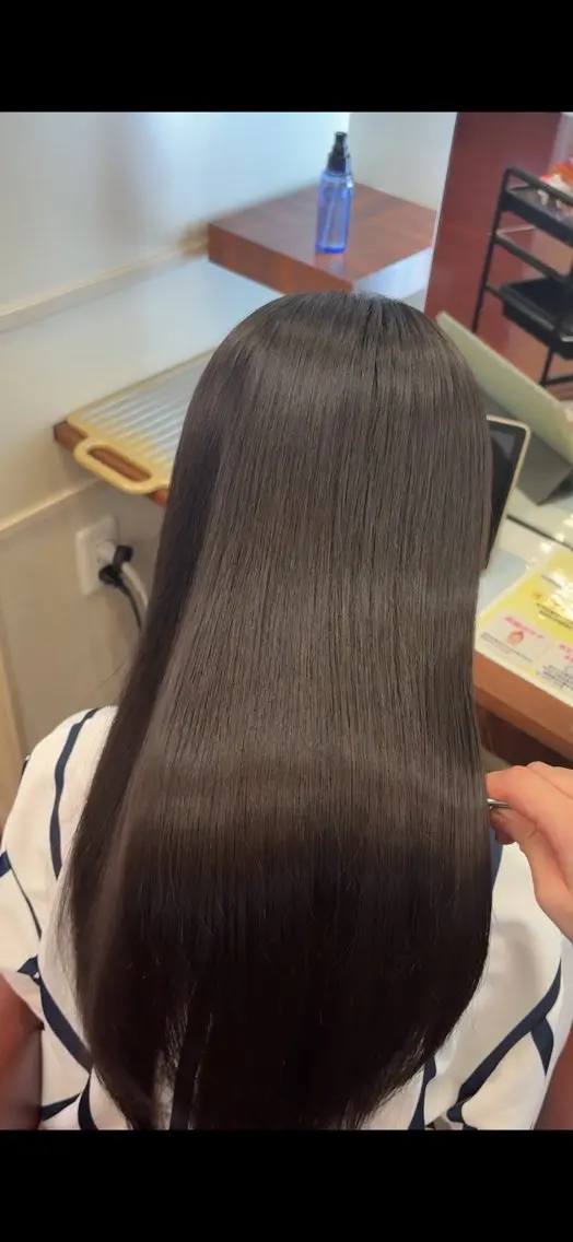 ロング カラー ブラウンカラー 🫧おおにし みか🫧のヘアスタイル