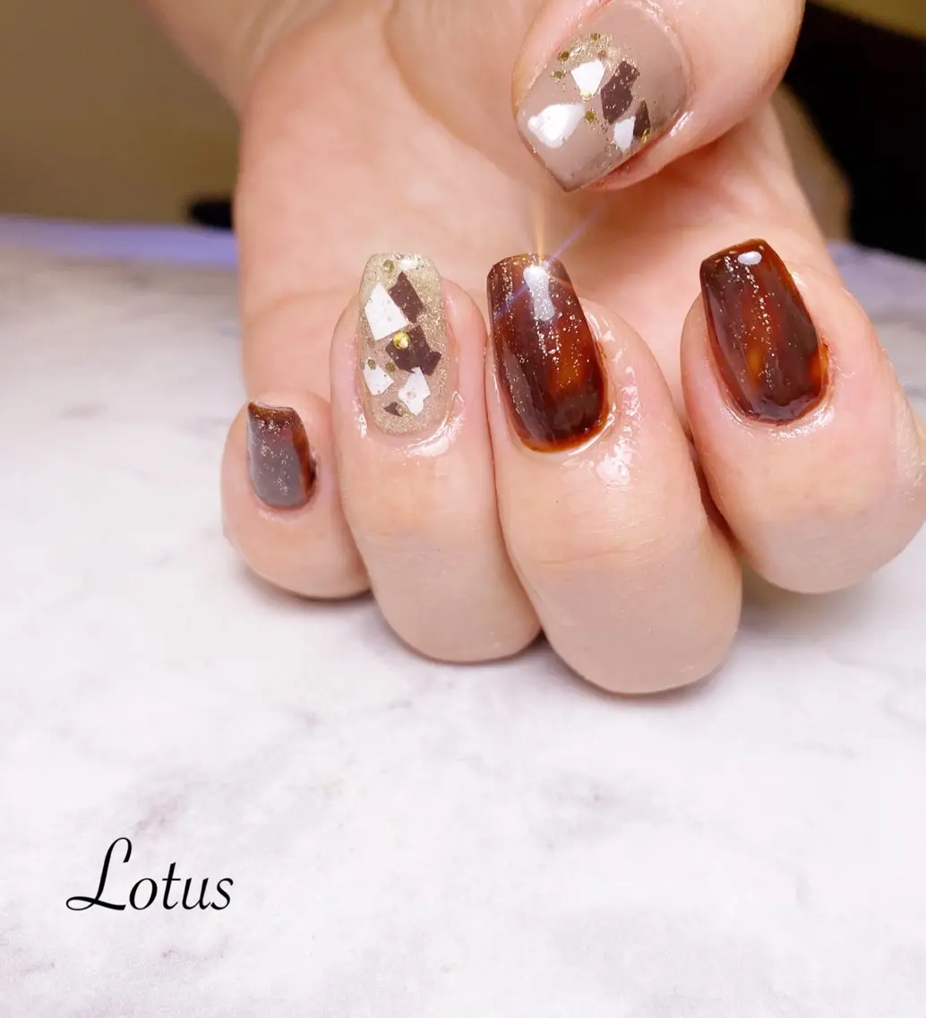ネイル ハンドネイル ネイル＆脱毛 Lotus🌸のネイルデザイン