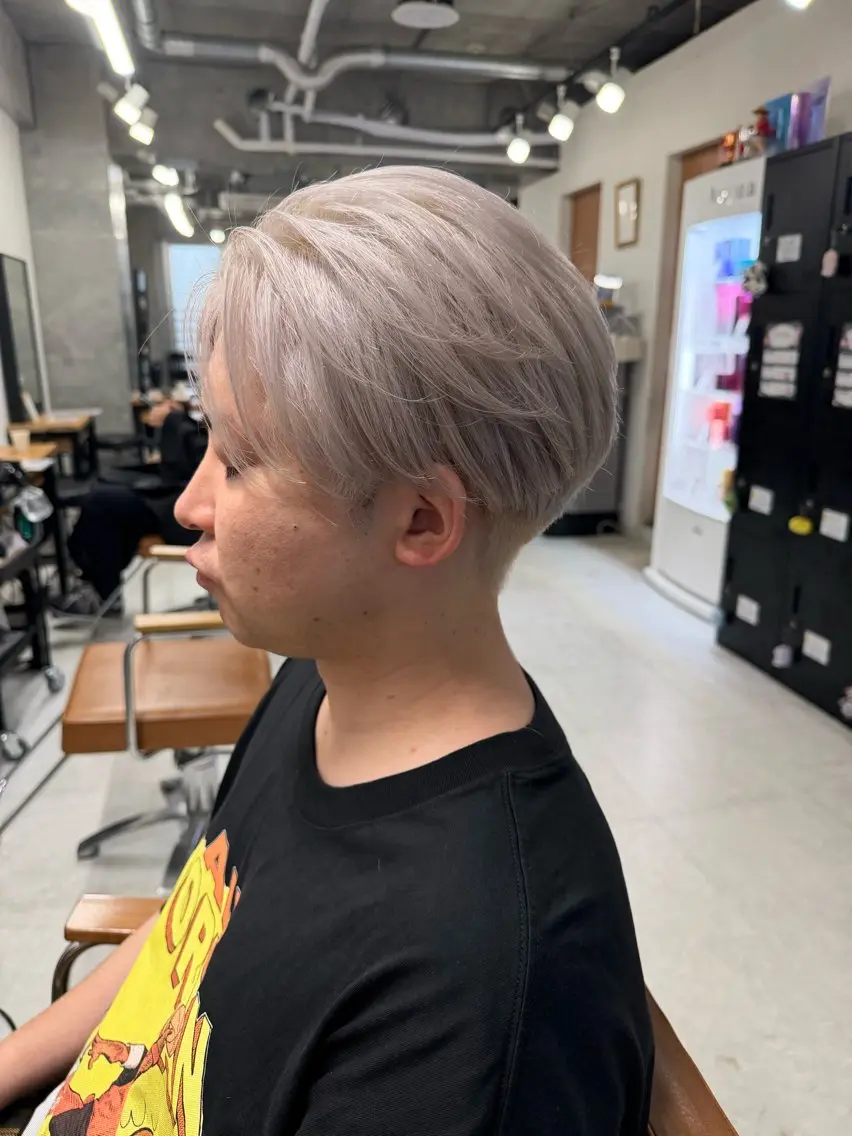 カラー メンズ メンズモテパーマ💙 fuwaのヘアスタイル