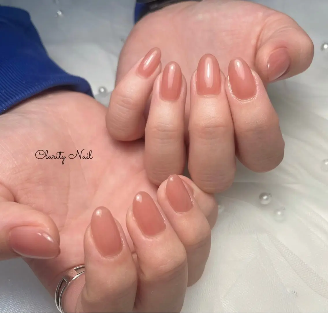 ネイル ワンカラーネイル ハンドネイル Clarity Nailのネイルデザイン