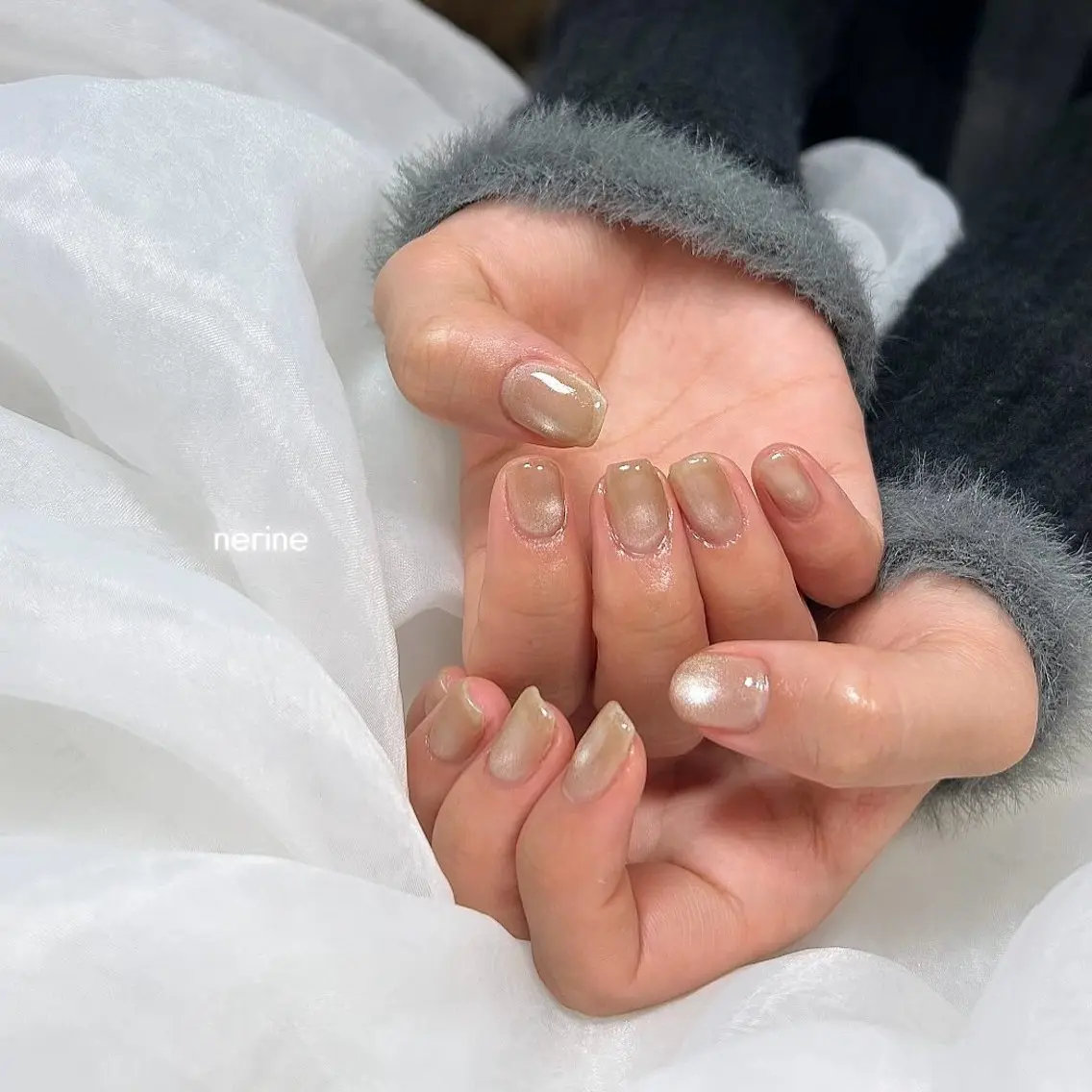 ネイル マグネットネイル ハンドネイル nail salon nerineのネイルデザイン