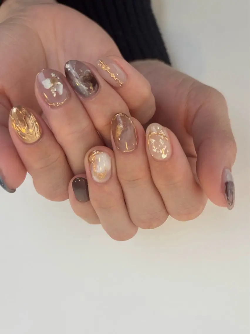 ネイル ニュアンスネイル Maede Kanaのネイルデザイン