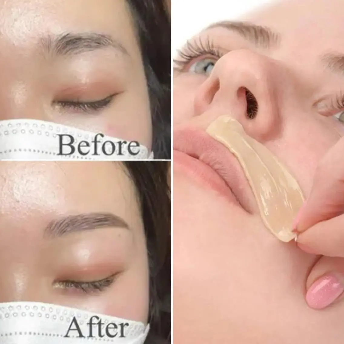 アイブロウ 眉毛ワックス脱毛 KKSbeauty 🎀心斎橋本店Hのマツエク・マツパデザイン