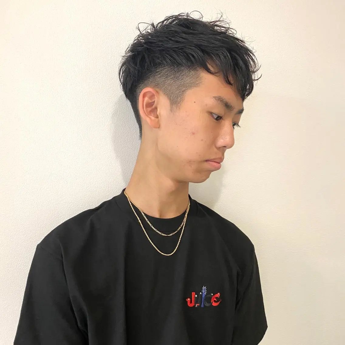 ショート パーマ メンズ カット パーマ 永野 正芳のヘアスタイル