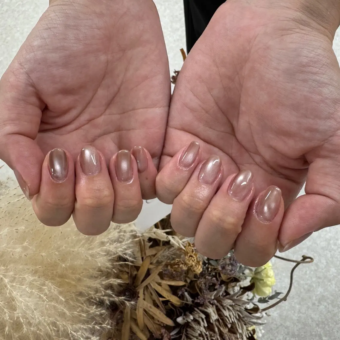 ネイル クリアネイル シルバー kkumnail RANのネイルデザイン