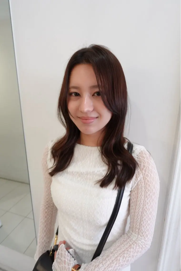 セミロング 顔タイプ診断 【骨格診断】佃 知南のヘアスタイル