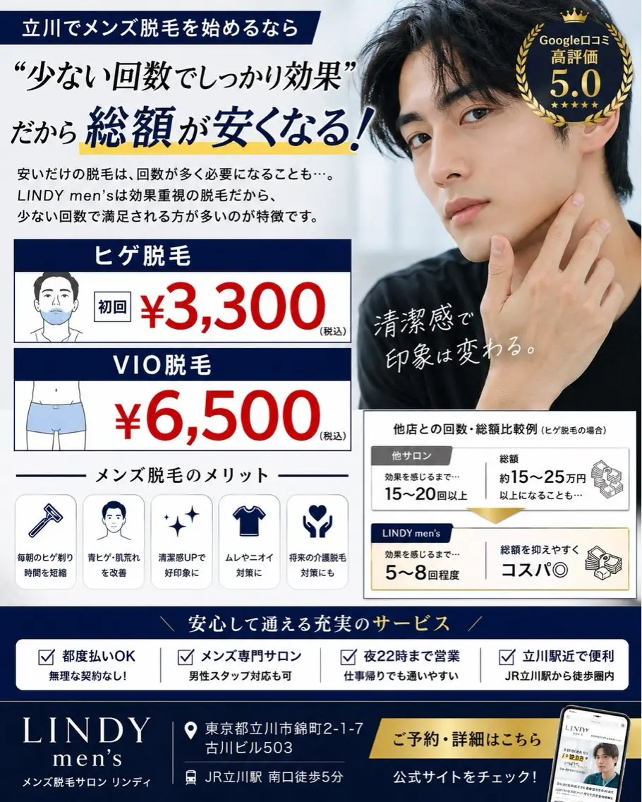 脱毛 エステサロン lindyのエステ・リラクイメージ