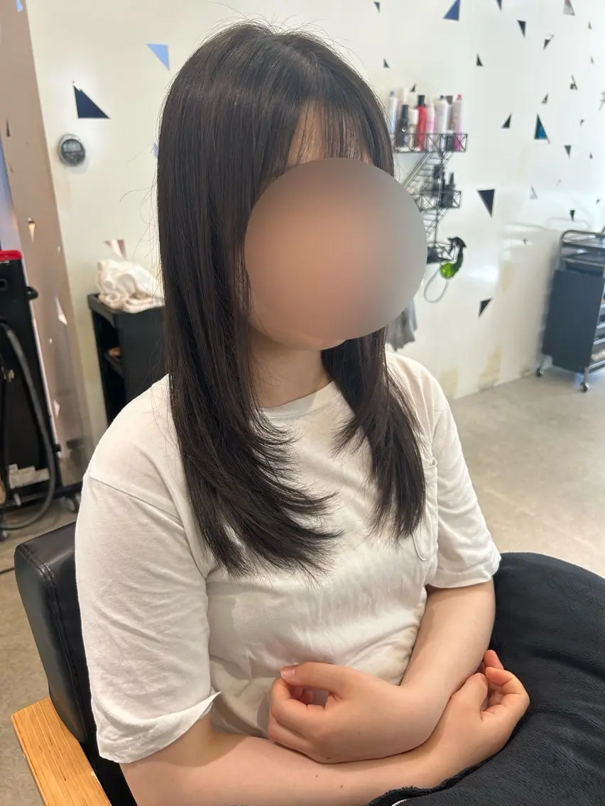 ロング 江川 輝星のヘアスタイル