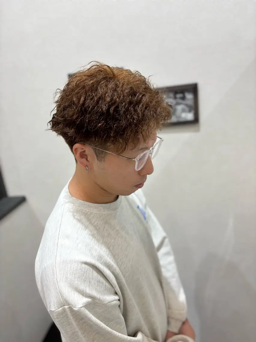 パーマ メンズ 𝑴𝒆𝒏𝒔特化 /ﾊﾟｰﾏ人気/竜也のヘアスタイル