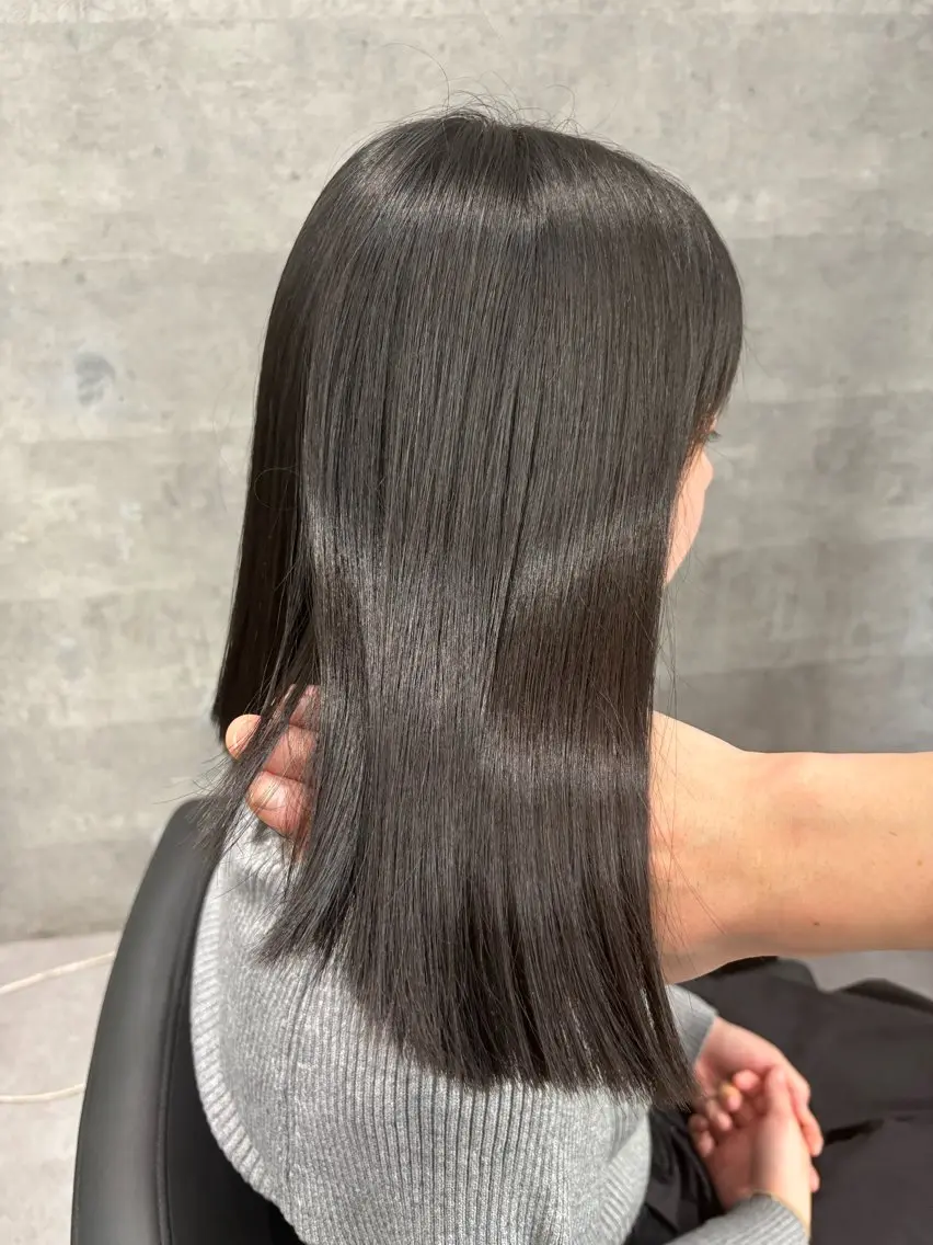 酸性ストレート 髪質改善のヘアスタイル