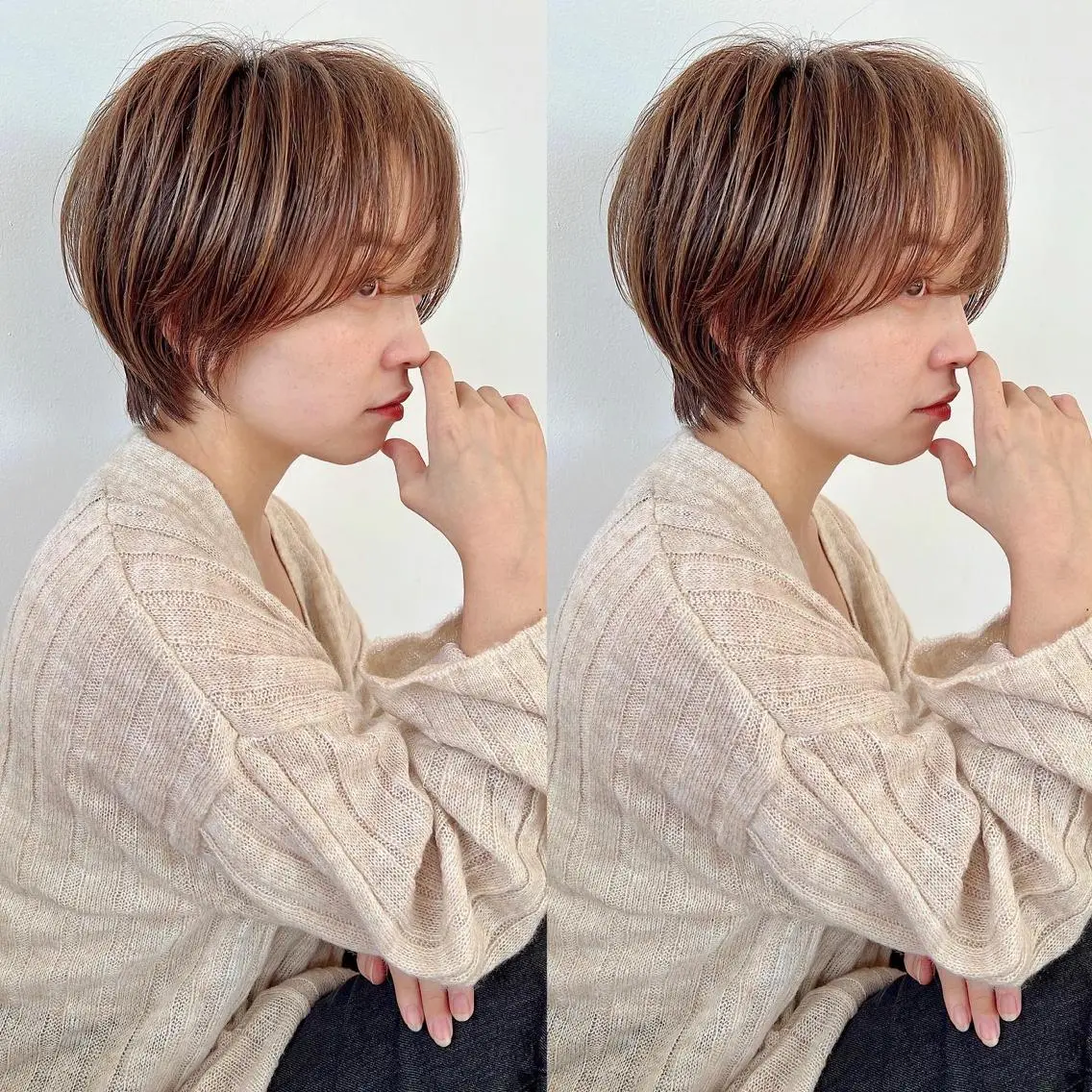 ショート カラー カット ヘアカラー 🧡ショートの達人 🧡SHOのヘアスタイル