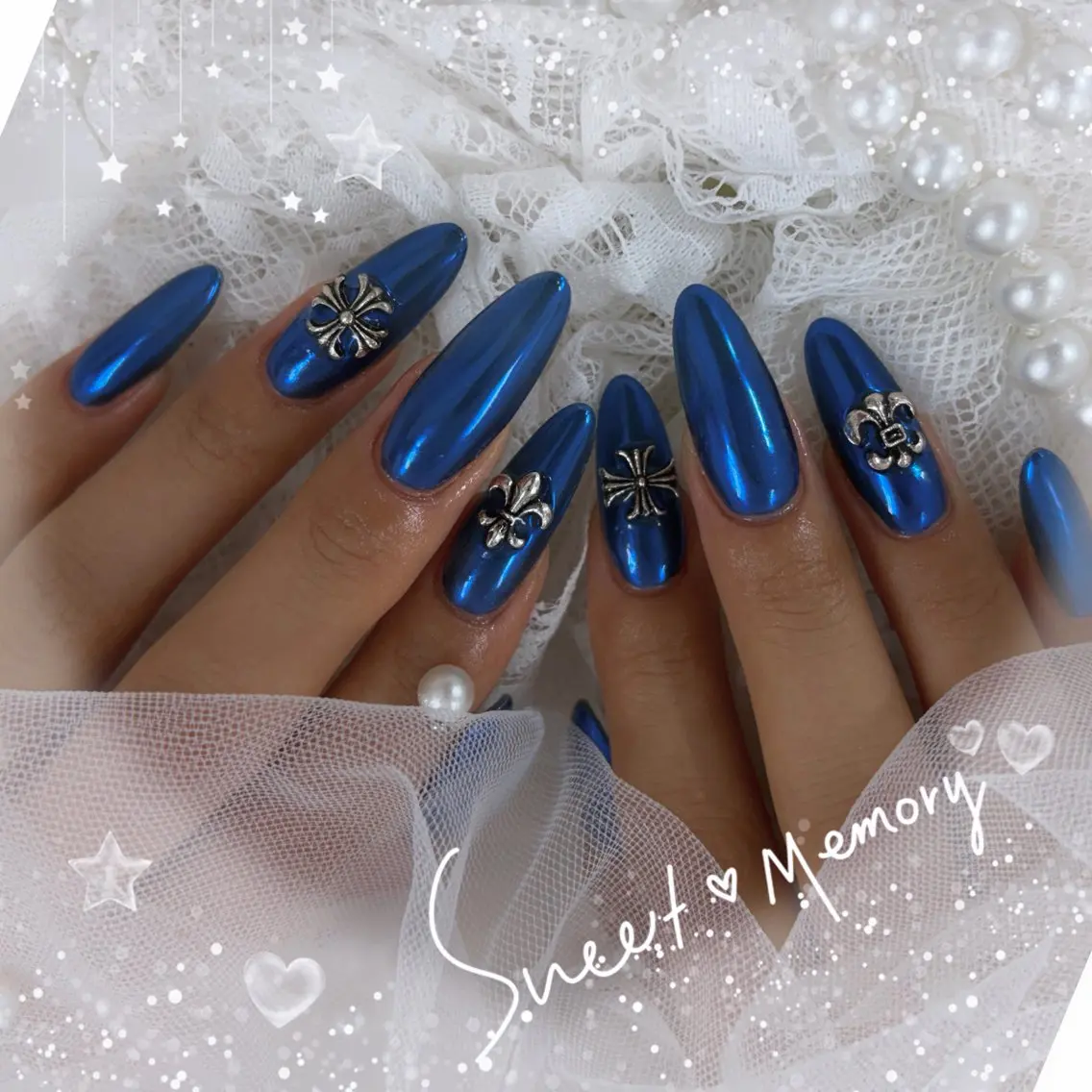 ネイル チークネイル フレンチネイル ガーリー ガラスフレンチ グラデーション ハンドネイル Chill Nailsalonのネイルデザイン
