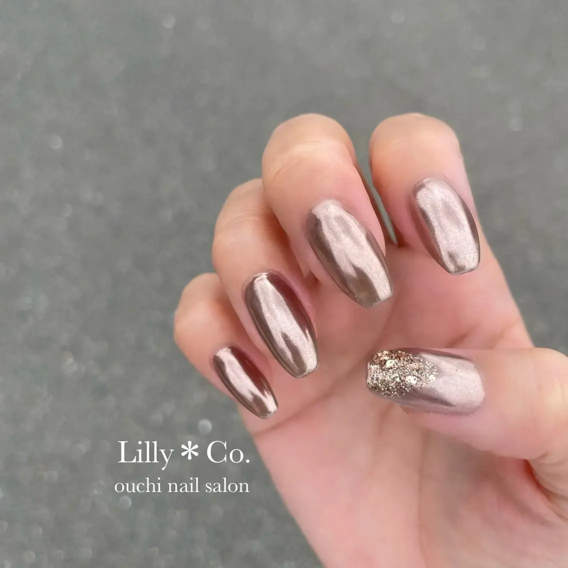 ネイル シンプルネイル ハンドネイル ハンドケア Lilly Co.のネイルデザイン