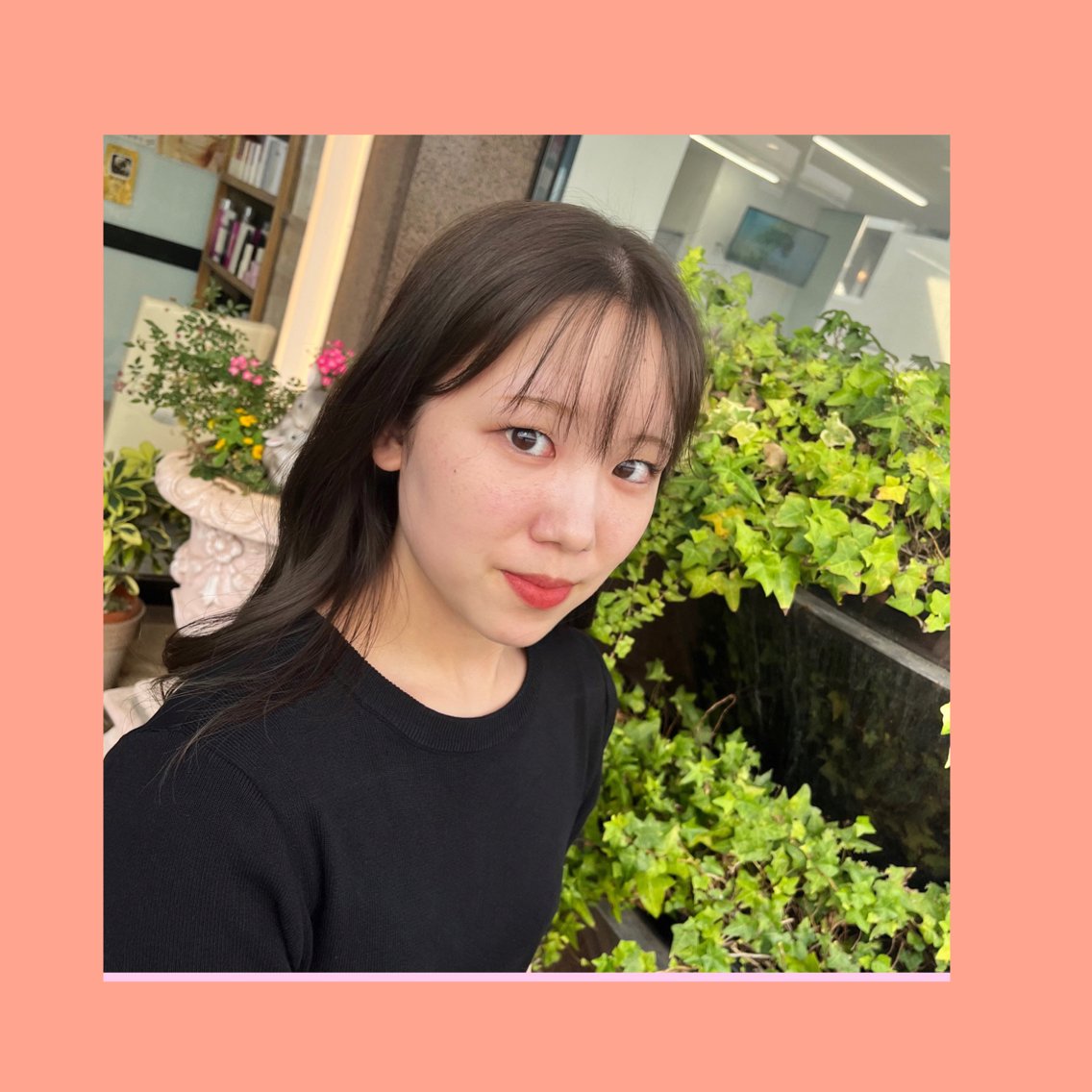 セミロング 💖 紫咲💖のヘアスタイル