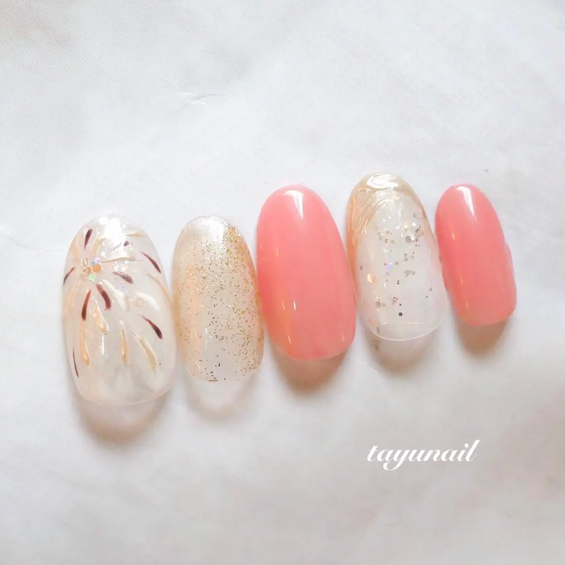 ネイル アートネイル ジェルネイル グラデーション ニュアンスネイル ワンカラーネイル ハンドネイル ネイルサロン 【たゆnail】のネイルデザイン