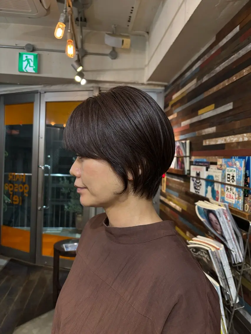 ショート ヘアカラー 🧃吉祥寺/ショート ボブ/カサイ🧃のヘアスタイル