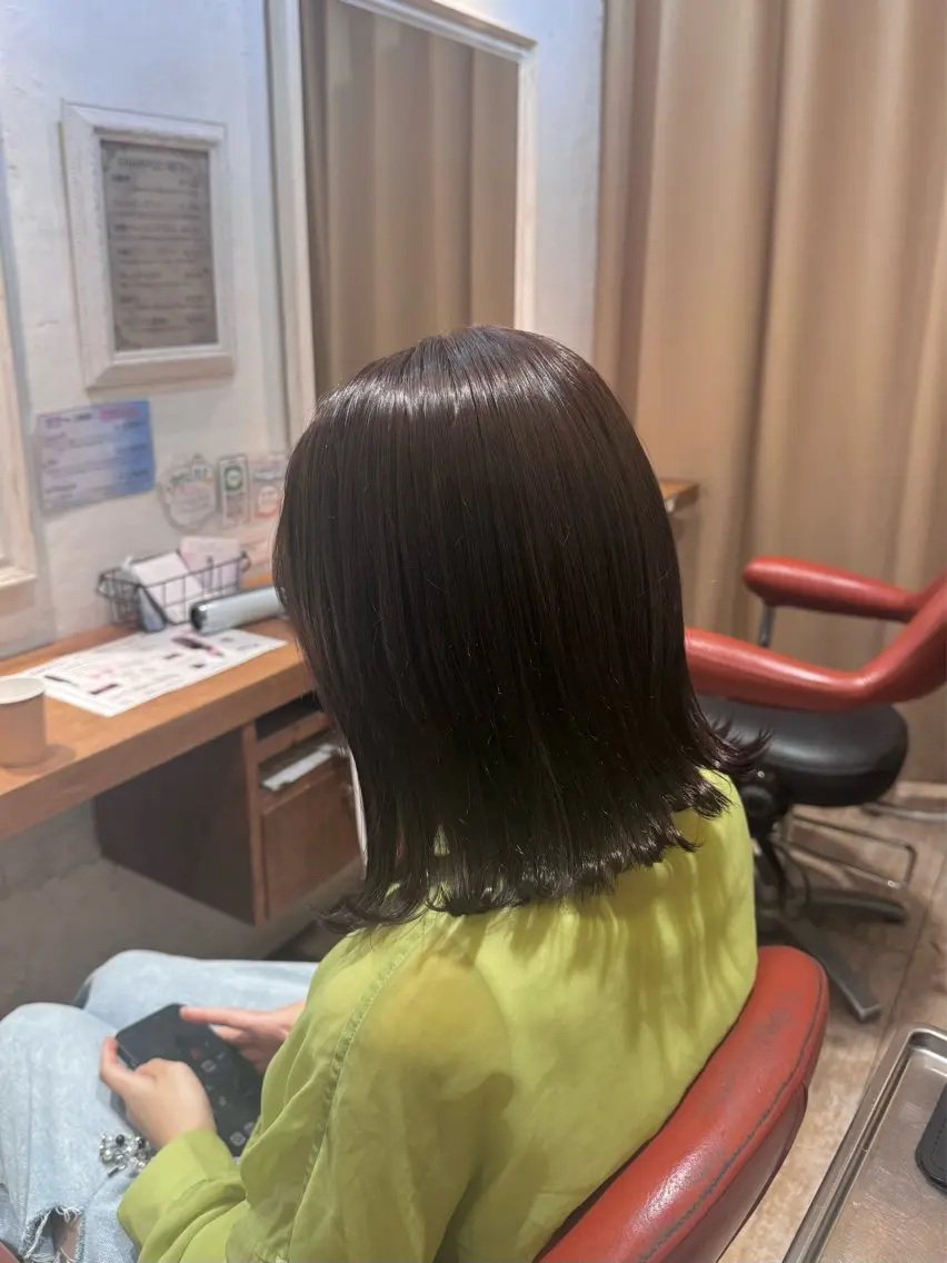 ミディアム 🐈‍⬛ ibuのヘアスタイル