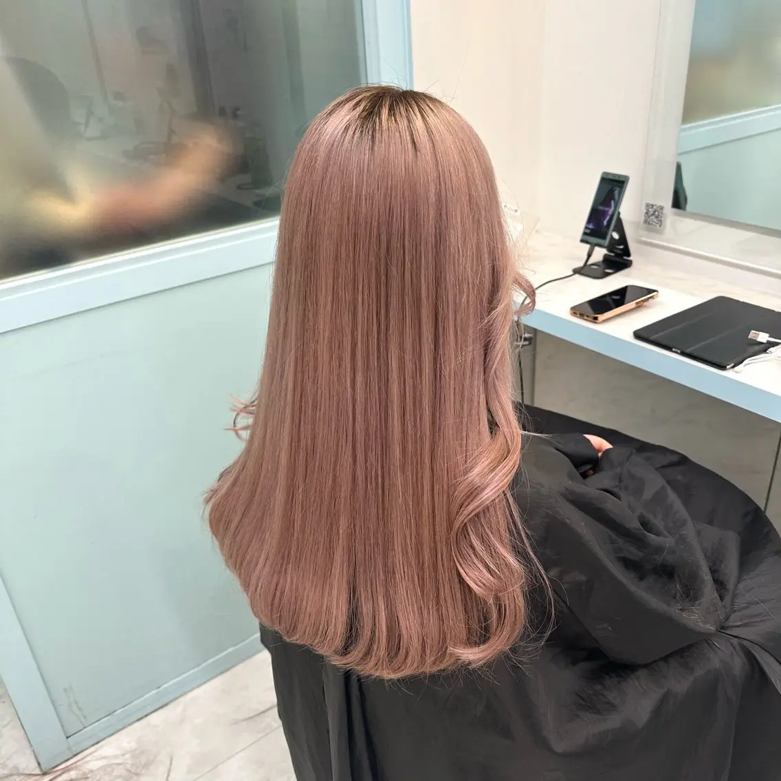 ロング カラー ヘアカラー トリートメント ヘッドスパ ヘアセット 暖色🩷透明感カラー ♡Maika♡のヘアスタイル