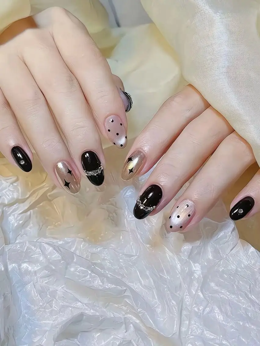 ネイル 長さ出し フレンチネイル グラデーション 卒業式 マグネットネイル MIHANA NAILのネイルデザイン