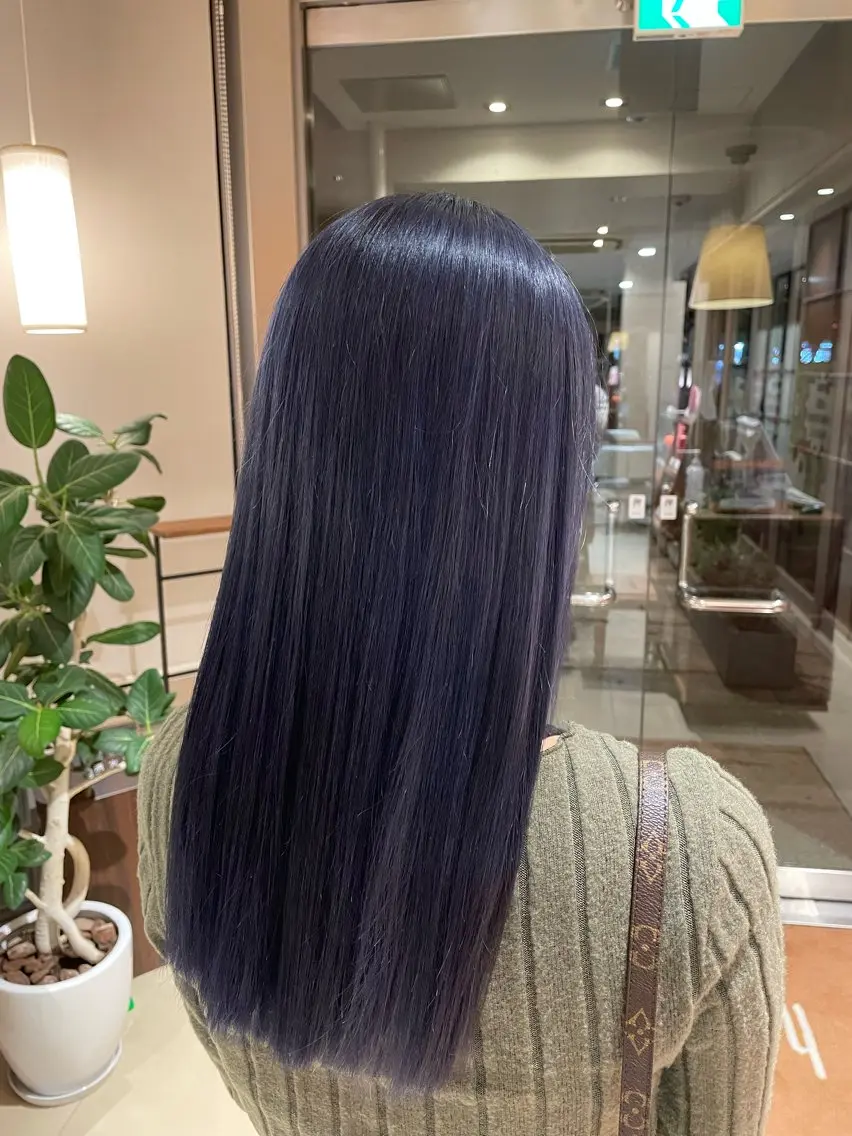 ブリーチなし透明感カラーの写真