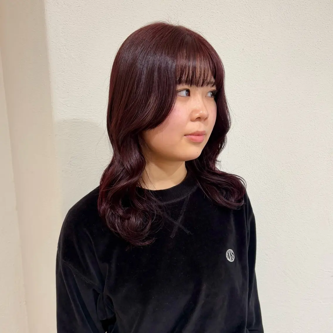 ロング カラー ブリーチ ブラウンカラー ブリーチなしカラー レッドカラー レッドブラウン パ ルのヘアスタイル
