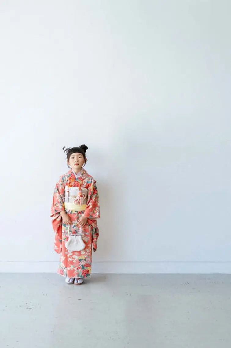 七五三🍁七歳女児👘四つ身着付け+ヘアメイク💄の写真