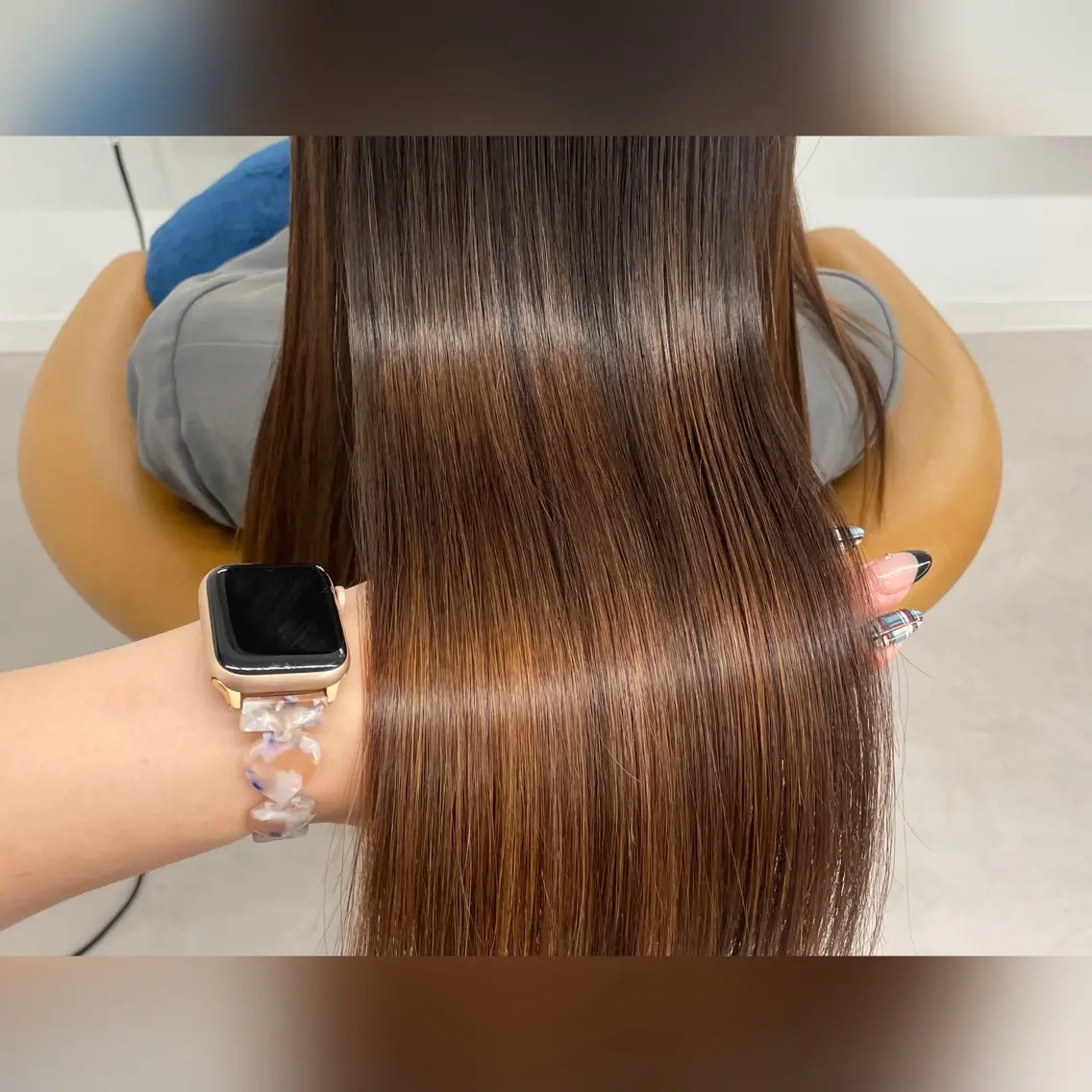 ロング カット トリートメント 艶髪/縮毛矯正美容師 🧸YUZU🤍のヘアスタイル
