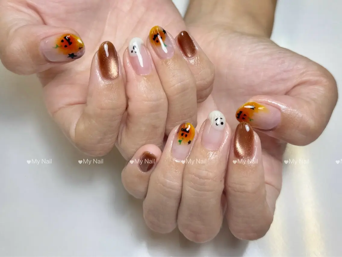 ネイル ハロウィン ハンドネイル My Nail Salonのネイルデザイン