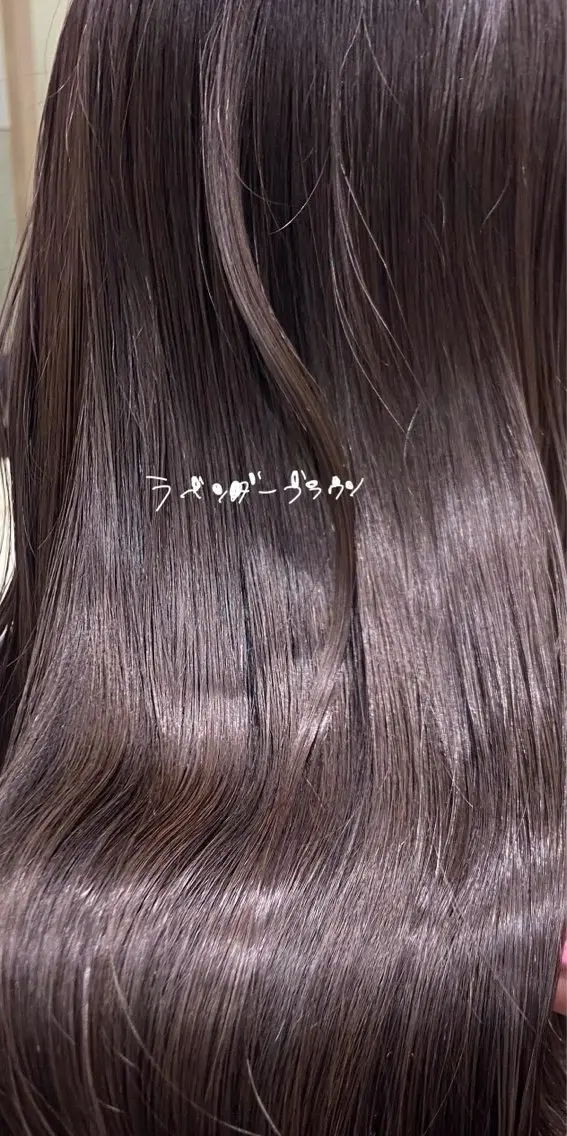 ロング カラー しみず さきのヘアスタイル