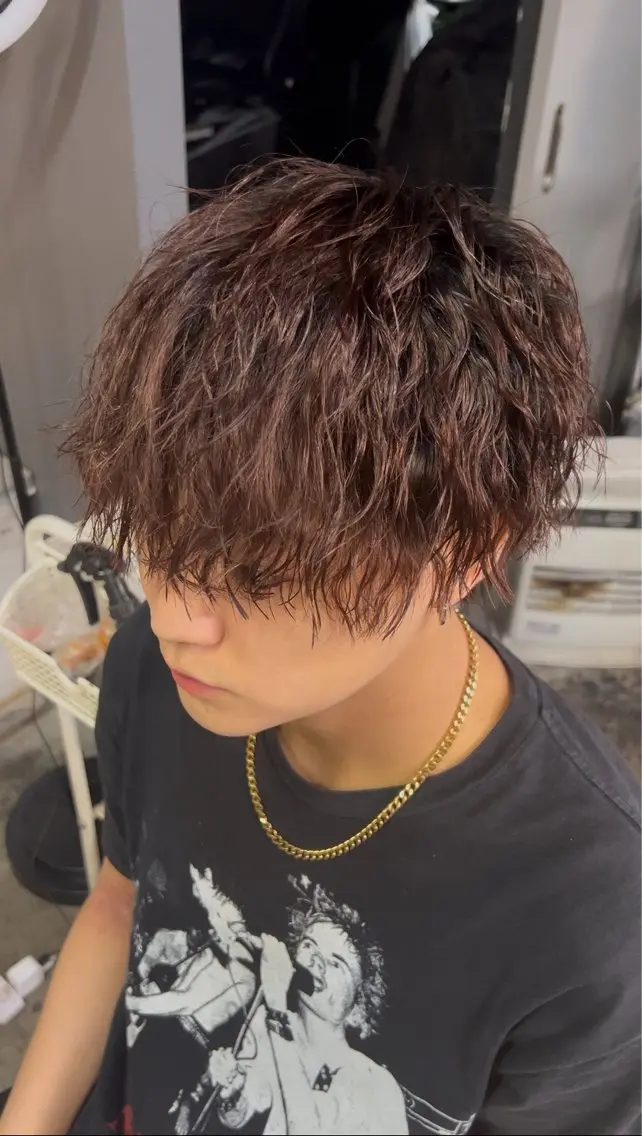 メンズ カット パーマ 札幌メンズ専門 星雅哉のヘアスタイル