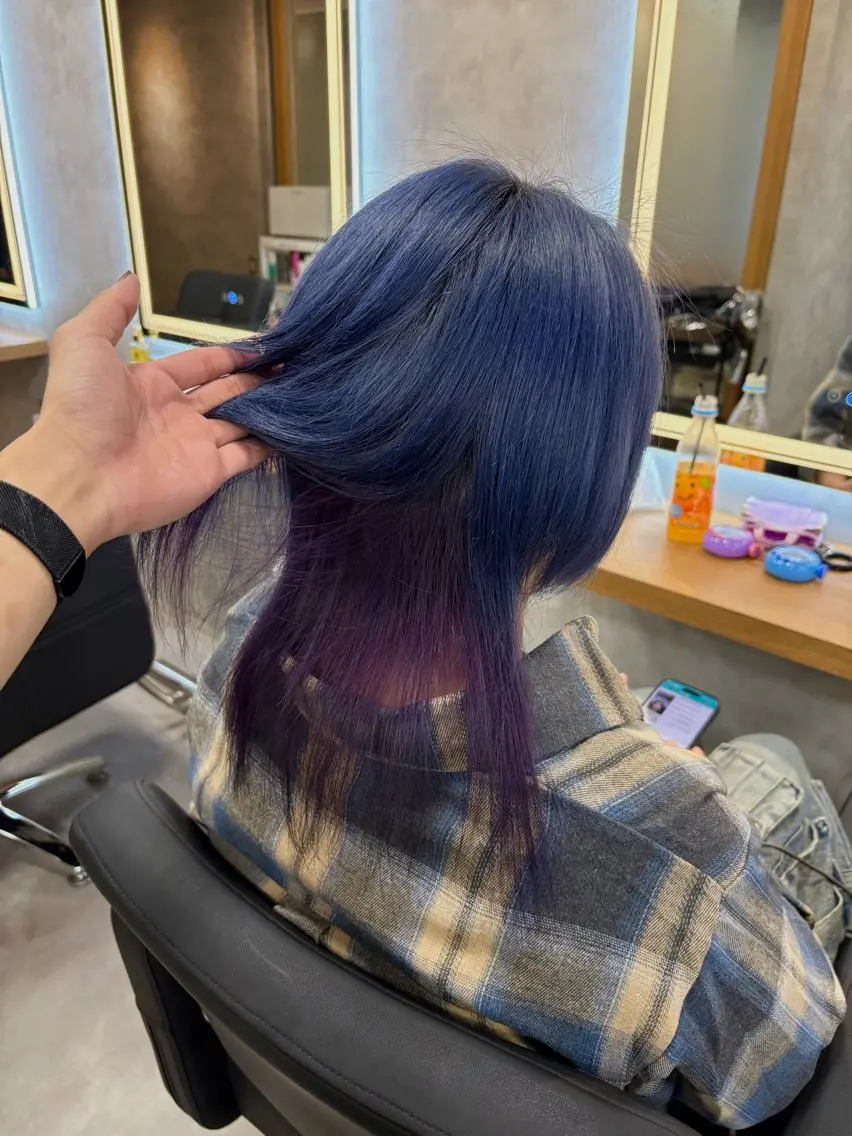 ミディアム カラー ヘアカラー 神谷勇太/ 札幌ハイトーンカラーのヘアスタイル